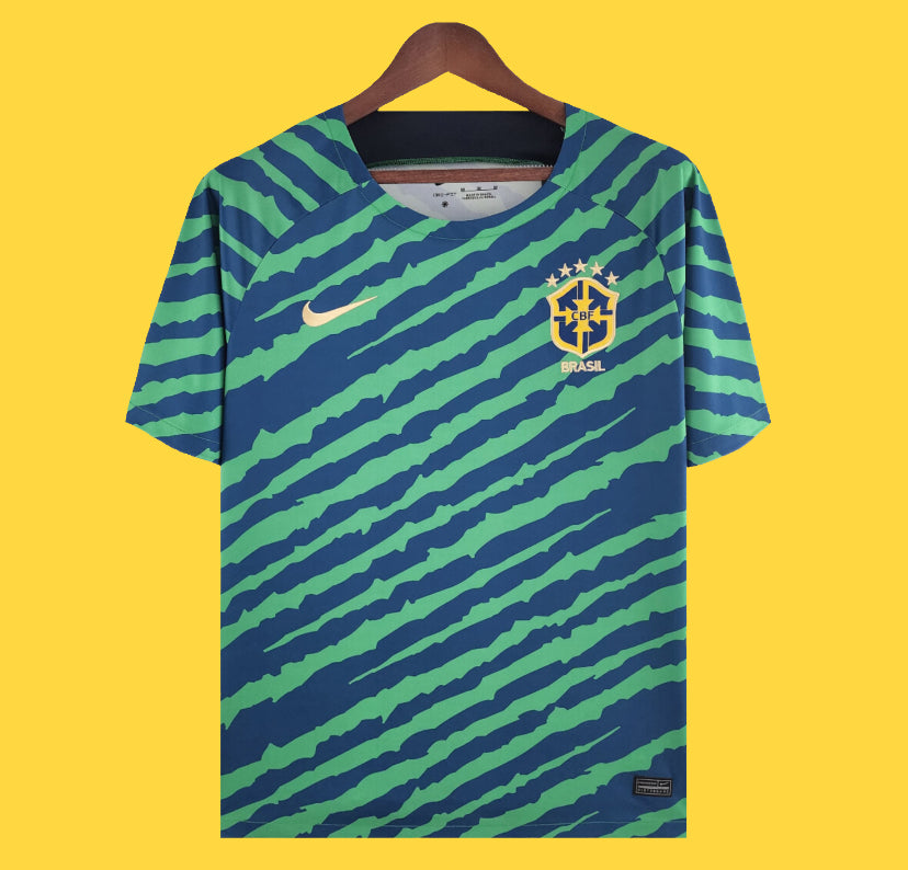 Camisa Brasil Treino Copa do Mundo 2022 - Verde
