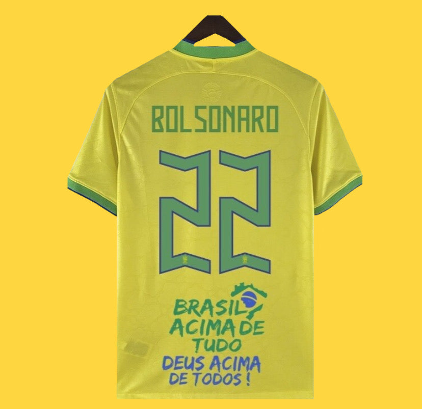 Camisa seleção Brasil acima de tudo Bolsonaro 2023 – Patriano